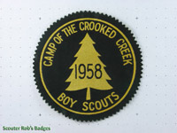 Click to enlarge 1958 Camp of the Crooked Creek